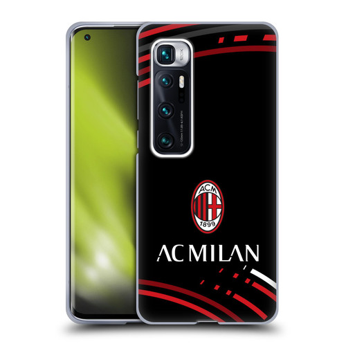 AC Milan Crest Patterns Curved Soft Gel Case for Xiaomi Mi 10 Ultra 5G