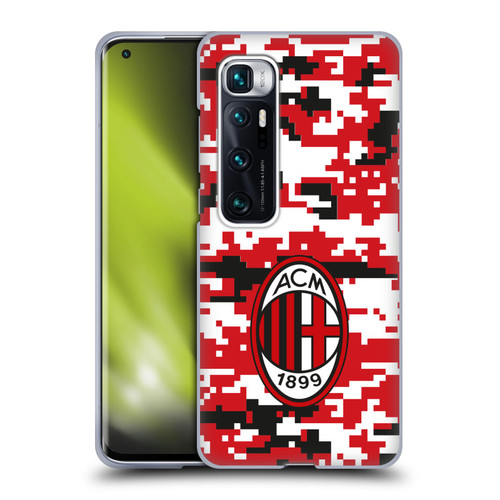 AC Milan Crest Patterns Digital Camouflage Soft Gel Case for Xiaomi Mi 10 Ultra 5G