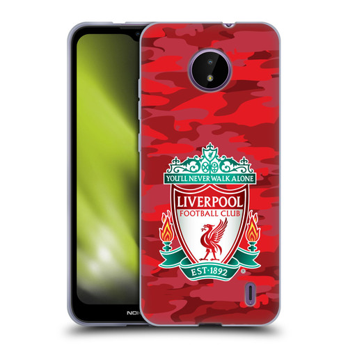 Liverpool Football Club Camou Home Colourways Crest Soft Gel Case for Nokia C10 / C20
