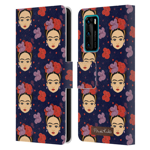 Frida Kahlo Doll Pattern 1 Leather Book Wallet Case Cover For Huawei P40 5G
