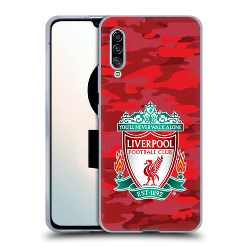 Liverpool Football Club Camou Home Colourways Crest Soft Gel Case for Samsung Galaxy A90 5G (2019)