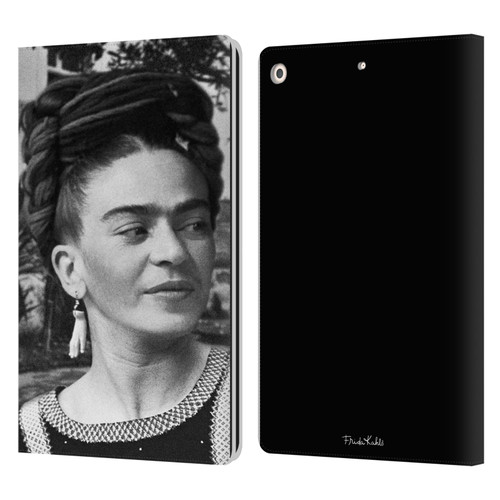 Frida Kahlo Portraits And Quotes Headdress Leather Book Wallet Case Cover For Apple iPad 10.2 2019/2020/2021