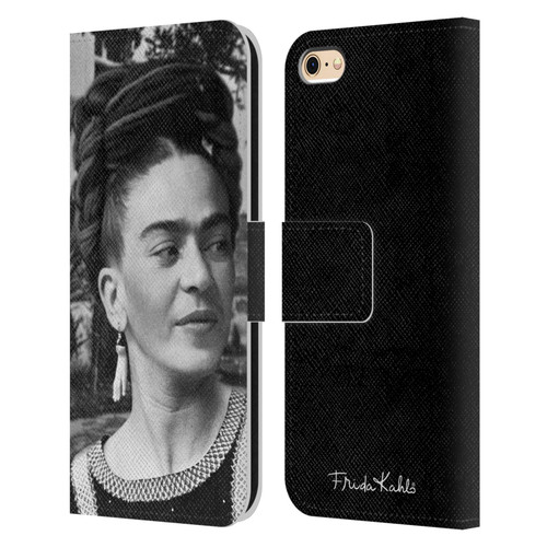 Frida Kahlo Portraits And Quotes Headdress Leather Book Wallet Case Cover For Apple iPhone 6 / iPhone 6s
