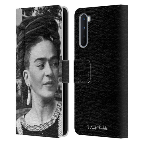 Frida Kahlo Portraits And Quotes Headdress Leather Book Wallet Case Cover For OnePlus Nord 5G