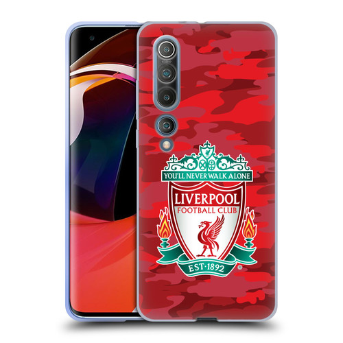 Liverpool Football Club Camou Home Colourways Crest Soft Gel Case for Xiaomi Mi 10 5G / Mi 10 Pro 5G