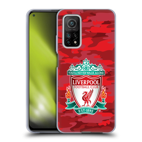Liverpool Football Club Camou Home Colourways Crest Soft Gel Case for Xiaomi Mi 10T 5G