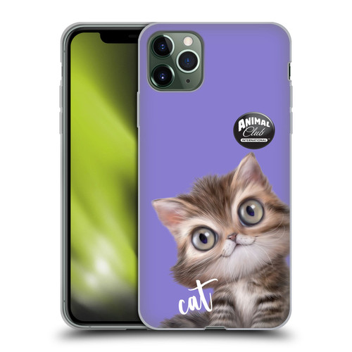Animal Club International Faces Persian Cat Soft Gel Case for Apple iPhone 11 Pro Max