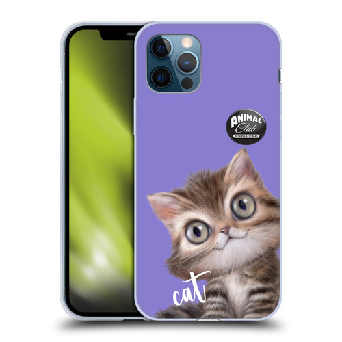 Animal Club International Faces Persian Cat Soft Gel Case for Apple iPhone 12 / iPhone 12 Pro