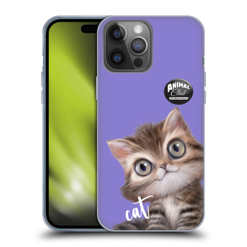 Animal Club International Faces Persian Cat Soft Gel Case for Apple iPhone 14 Pro Max
