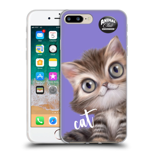 Animal Club International Faces Persian Cat Soft Gel Case for Apple iPhone 7 Plus / iPhone 8 Plus