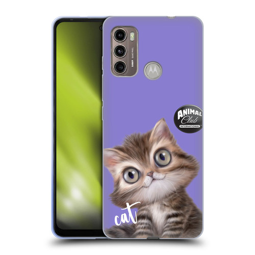 Animal Club International Faces Persian Cat Soft Gel Case for Motorola Moto G60 / Moto G40 Fusion