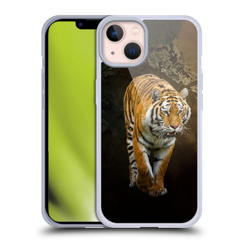 Simone Gatterwe Animals Siberian Tiger Soft Gel Case for Apple iPhone 13