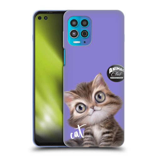 Animal Club International Faces Persian Cat Soft Gel Case for Motorola Moto G100