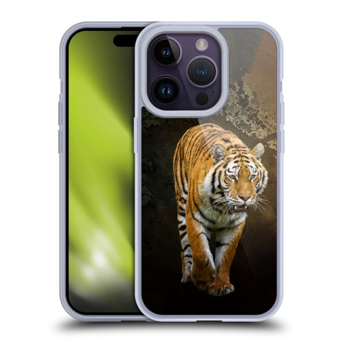 Simone Gatterwe Animals Siberian Tiger Soft Gel Case for Apple iPhone 14 Pro