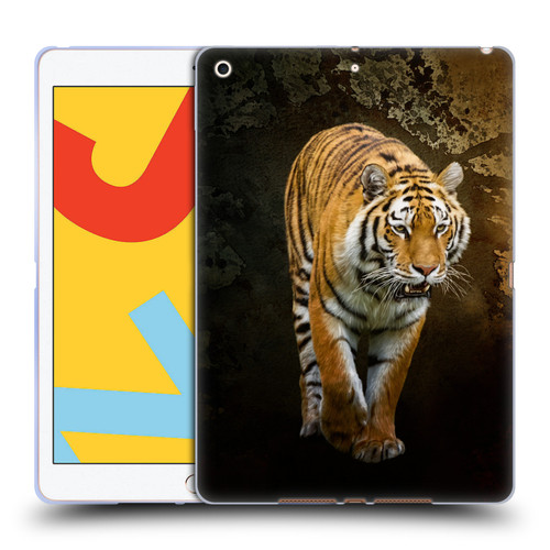 Simone Gatterwe Animals Siberian Tiger Soft Gel Case for Apple iPad 10.2 2019/2020/2021