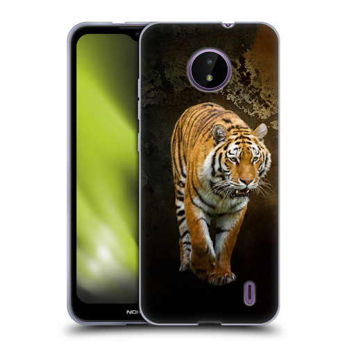 Simone Gatterwe Animals Siberian Tiger Soft Gel Case for Nokia C10 / C20