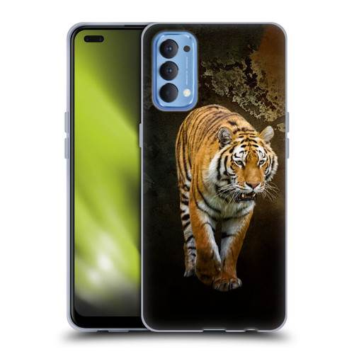 Simone Gatterwe Animals Siberian Tiger Soft Gel Case for OPPO Reno 4 5G