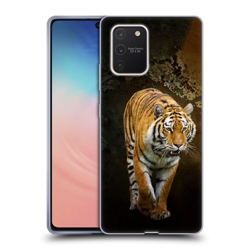 Simone Gatterwe Animals Siberian Tiger Soft Gel Case for Samsung Galaxy S10 Lite