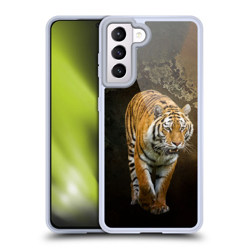 Simone Gatterwe Animals Siberian Tiger Soft Gel Case for Samsung Galaxy S21 5G