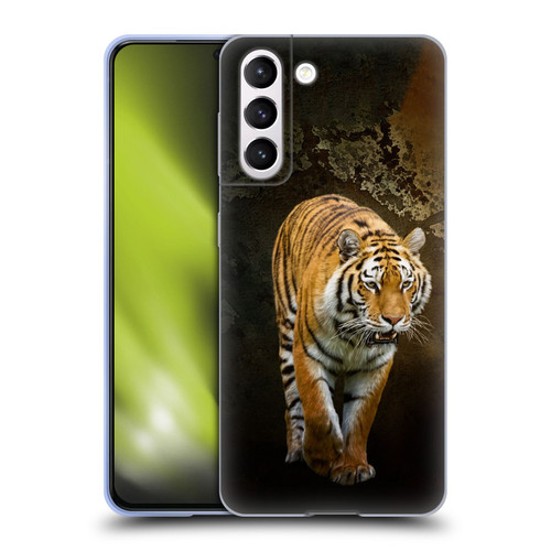 Simone Gatterwe Animals Siberian Tiger Soft Gel Case for Samsung Galaxy S21 5G