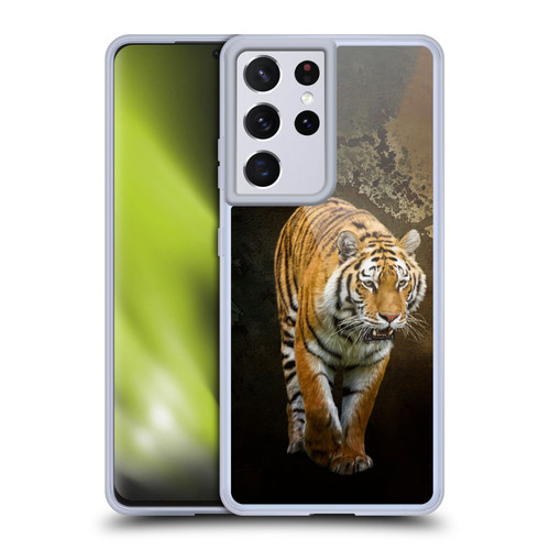 Simone Gatterwe Animals Siberian Tiger Soft Gel Case for Samsung Galaxy S21 Ultra 5G