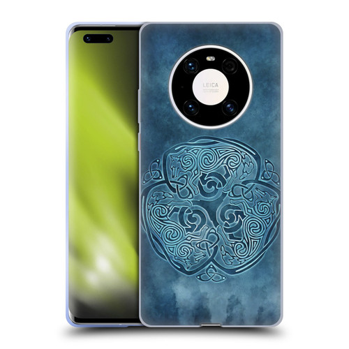 Brigid Ashwood Celtic Wisdom Knot Wolf Soft Gel Case for Huawei Mate 40 Pro 5G