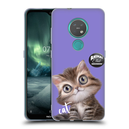 Animal Club International Faces Persian Cat Soft Gel Case for Nokia 6.2 / 7.2