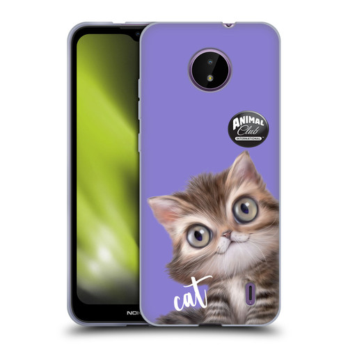 Animal Club International Faces Persian Cat Soft Gel Case for Nokia C10 / C20