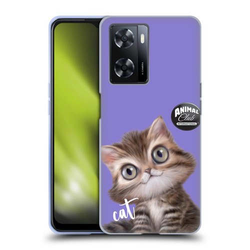 Animal Club International Faces Persian Cat Soft Gel Case for OPPO A57s