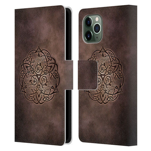 Brigid Ashwood Celtic Wisdom Knot Horse Leather Book Wallet Case Cover For Apple iPhone 11 Pro