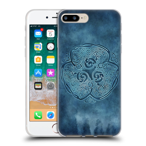 Brigid Ashwood Celtic Wisdom Knot Wolf Soft Gel Case for Apple iPhone 7 Plus / iPhone 8 Plus