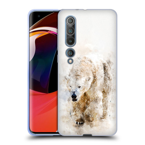 Simone Gatterwe Animals 2 Abstract Polar Bear Soft Gel Case for Xiaomi Mi 10 5G / Mi 10 Pro 5G