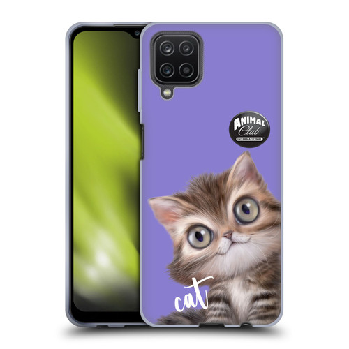 Animal Club International Faces Persian Cat Soft Gel Case for Samsung Galaxy A12 (2020)