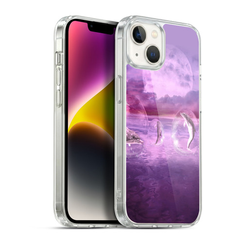 Simone Gatterwe Dolphins Dream Of Dolphins Soft Gel Case for Apple iPhone 14 Plus & MagSafe