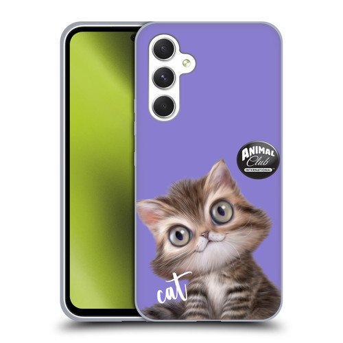 Animal Club International Faces Persian Cat Soft Gel Case for Samsung Galaxy A54 5G