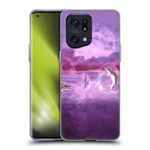 Simone Gatterwe Dolphins Dream Of Dolphins Soft Gel Case for OPPO Find X5 Pro