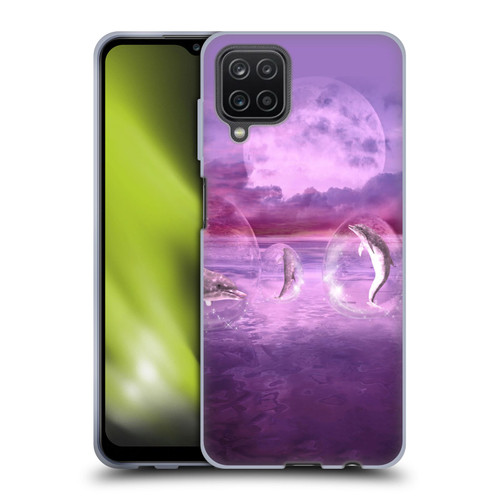 Simone Gatterwe Dolphins Dream Of Dolphins Soft Gel Case for Samsung Galaxy A12 (2020)