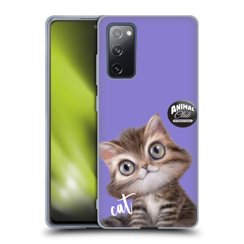 Animal Club International Faces Persian Cat Soft Gel Case for Samsung Galaxy S20 FE / 5G