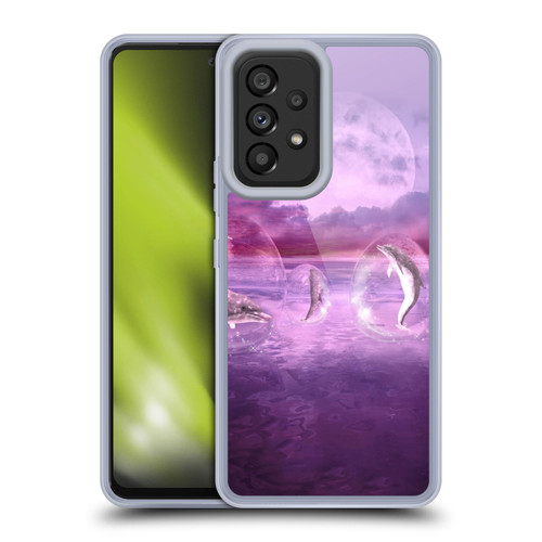 Simone Gatterwe Dolphins Dream Of Dolphins Soft Gel Case for Samsung Galaxy A53 5G (2022)