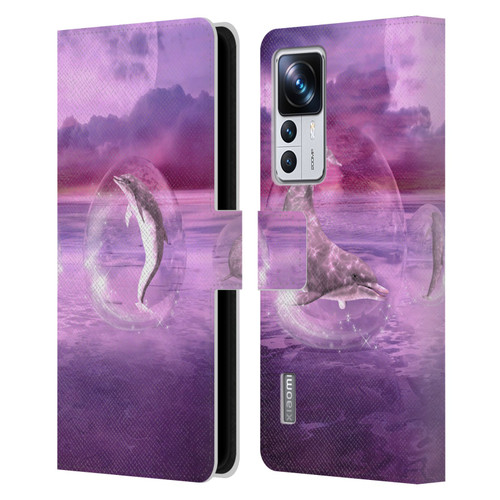 Simone Gatterwe Dolphins Dream Of Dolphins Leather Book Wallet Case Cover For Xiaomi 12T Pro