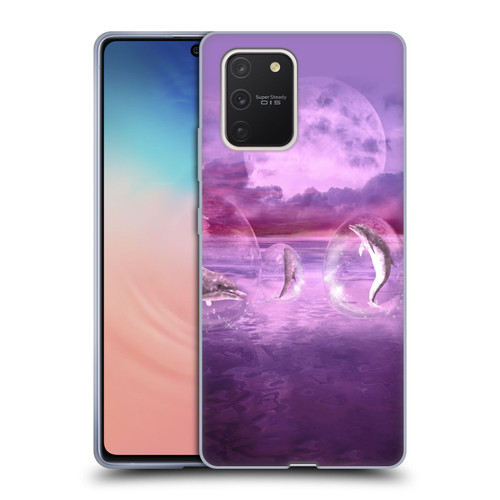 Simone Gatterwe Dolphins Dream Of Dolphins Soft Gel Case for Samsung Galaxy S10 Lite