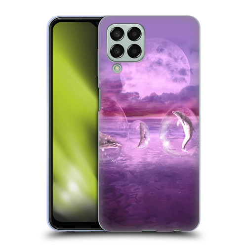 Simone Gatterwe Dolphins Dream Of Dolphins Soft Gel Case for Samsung Galaxy M33 (2022)