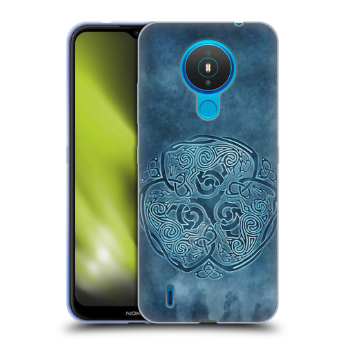Brigid Ashwood Celtic Wisdom Knot Wolf Soft Gel Case for Nokia 1.4