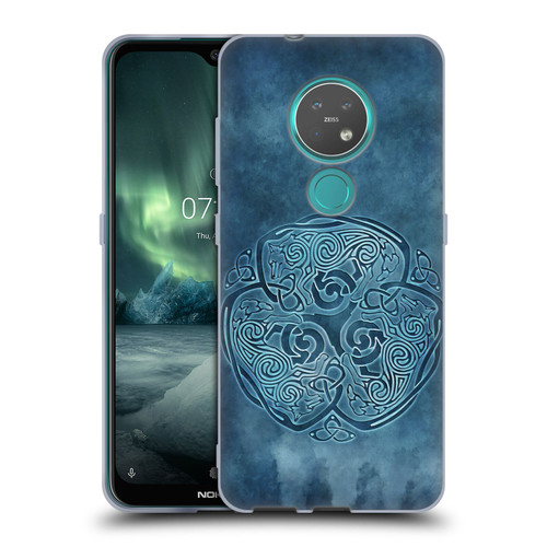 Brigid Ashwood Celtic Wisdom Knot Wolf Soft Gel Case for Nokia 6.2 / 7.2