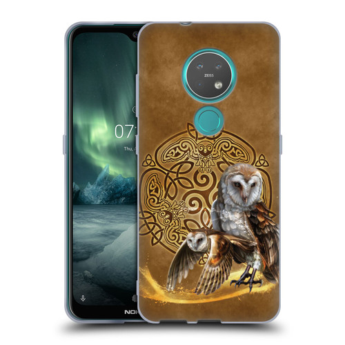 Brigid Ashwood Celtic Wisdom Owl Soft Gel Case for Nokia 6.2 / 7.2