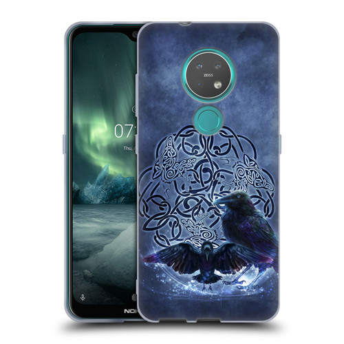 Brigid Ashwood Celtic Wisdom Raven Soft Gel Case for Nokia 6.2 / 7.2