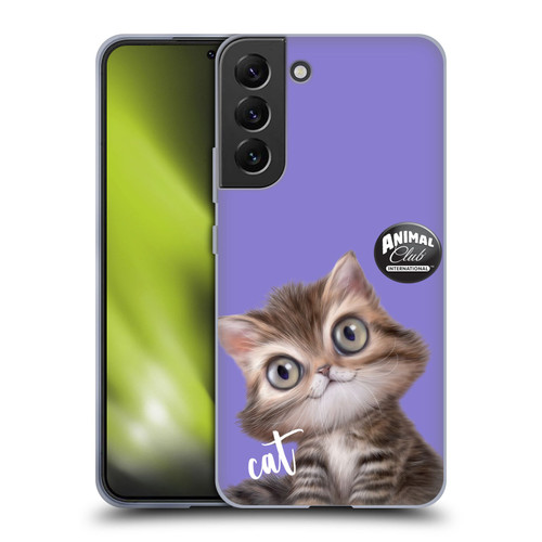 Animal Club International Faces Persian Cat Soft Gel Case for Samsung Galaxy S22+ 5G