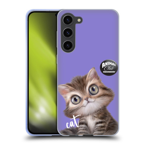 Animal Club International Faces Persian Cat Soft Gel Case for Samsung Galaxy S23+ 5G