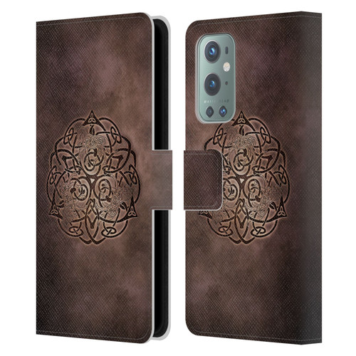 Brigid Ashwood Celtic Wisdom Knot Horse Leather Book Wallet Case Cover For OnePlus 9