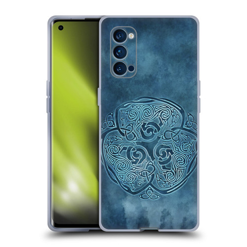 Brigid Ashwood Celtic Wisdom Knot Wolf Soft Gel Case for OPPO Reno 4 Pro 5G